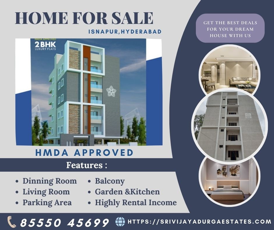 Immediate Ready To Move for 2bhk flats at Hyderabad
